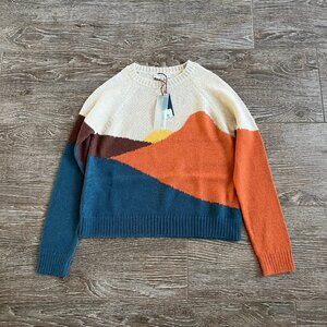 NWT The Sunday Collective Rolling hills alpaca blend sweater kids size 8Y